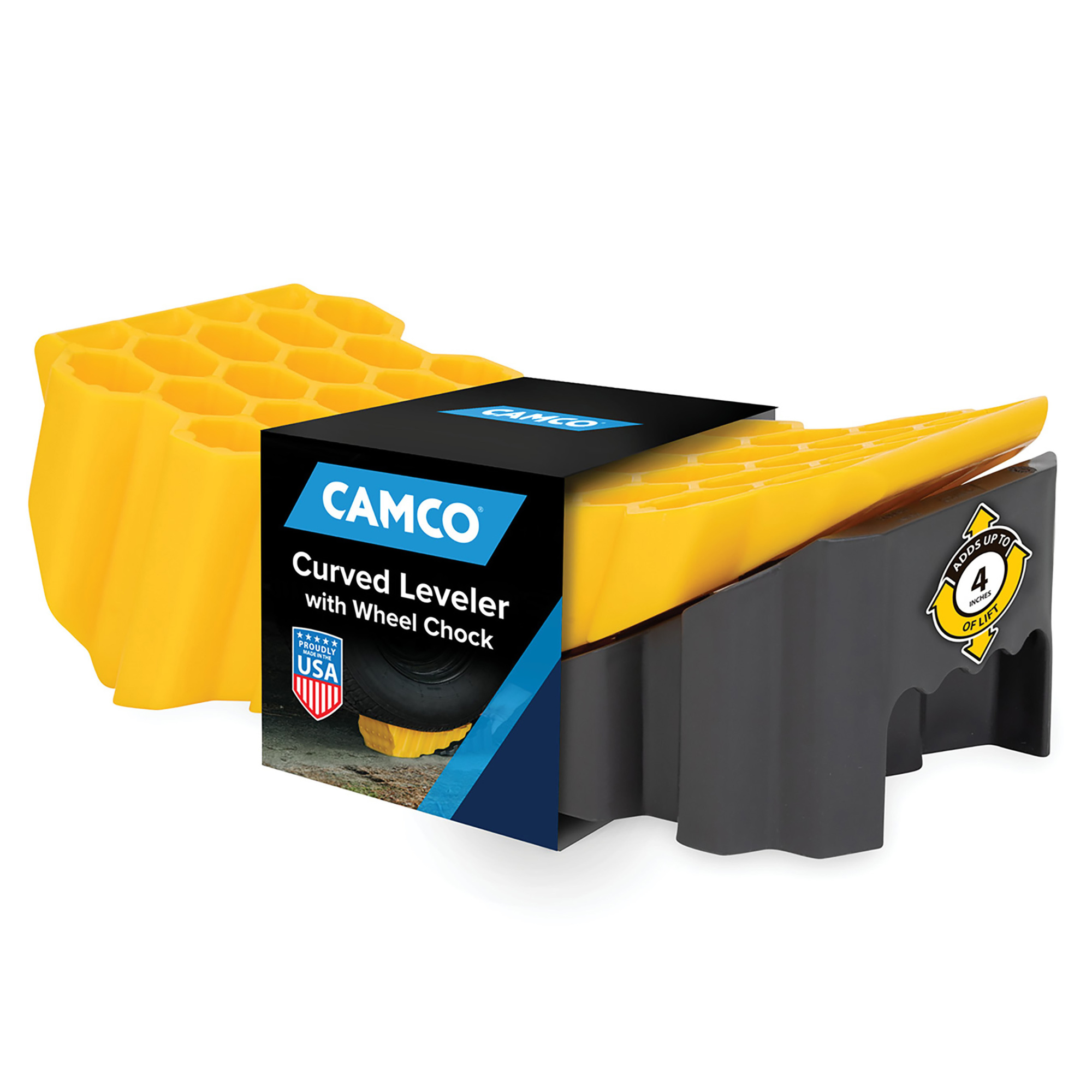 Curved Leveler and Wheel Chock (E/F)